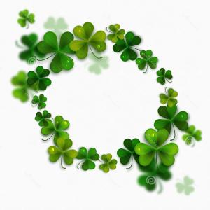 300x300 Banners With Green Shamrock Vector Newwaysys