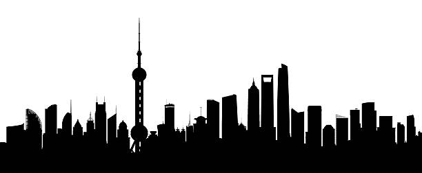 612x252 Shanghai Skyline Clipart Free Clip Art Images
