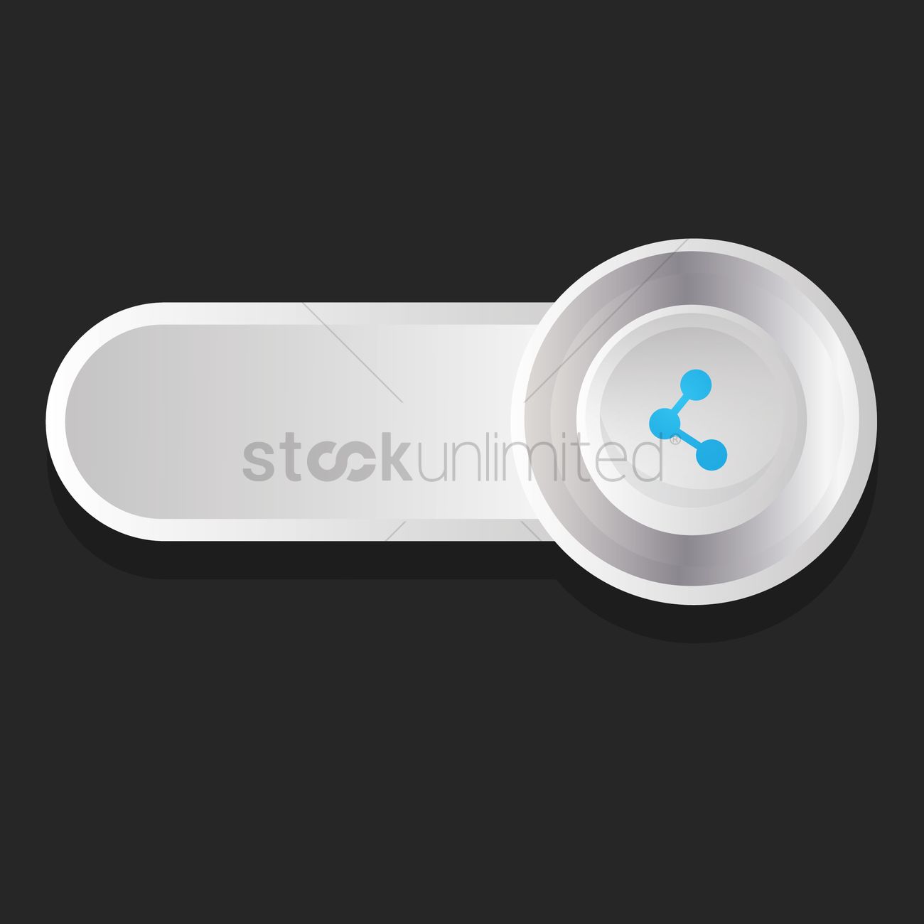 1300x1300 Free Share Button Vector Image