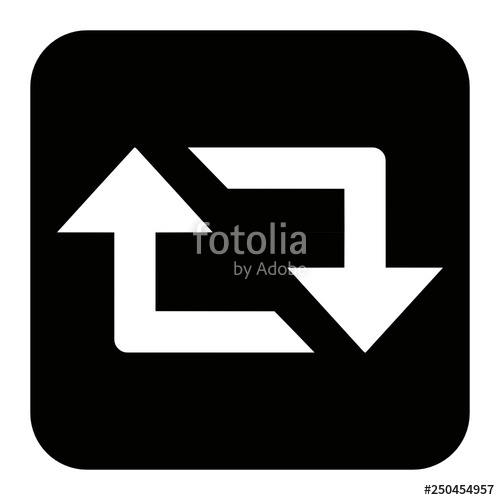 500x500 Retweet Share Button Stock Image And Royalty Free Vector