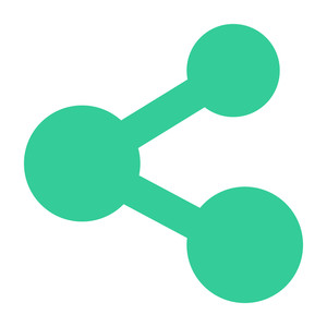 300x300 Share Button Royalty Free Vectors