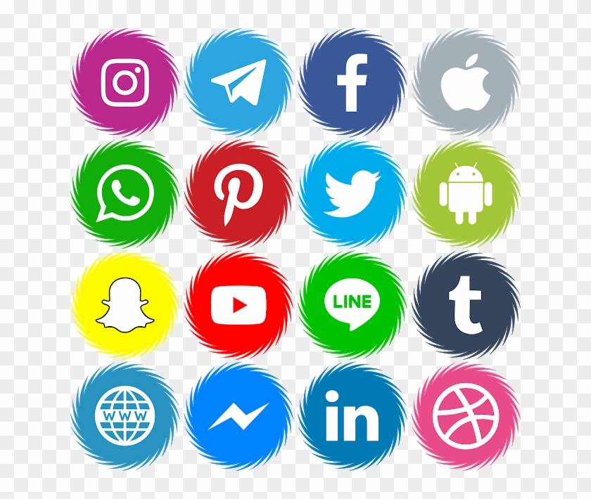 840x710 Download Icons Social Media Vector Color