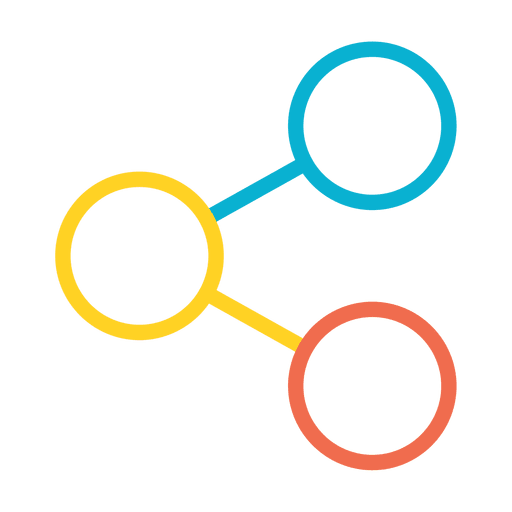 512x512 Colorful Share Icon