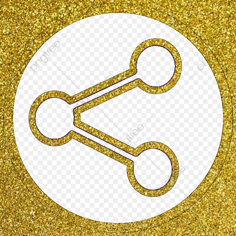 800x800 Share Icon, Icon Design, Gold Icon Vector, Icon Vector Png