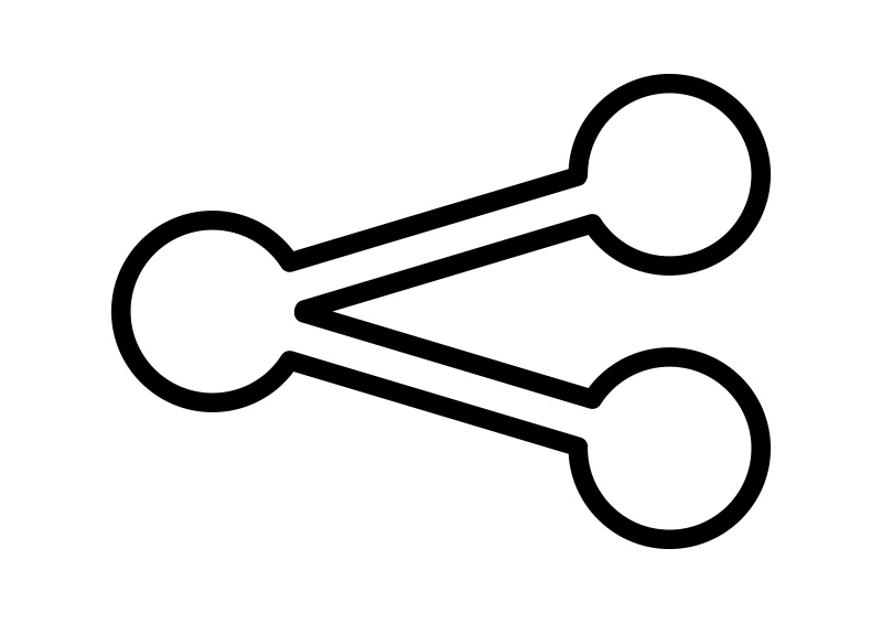 800x566 Share Outline Vector Icon