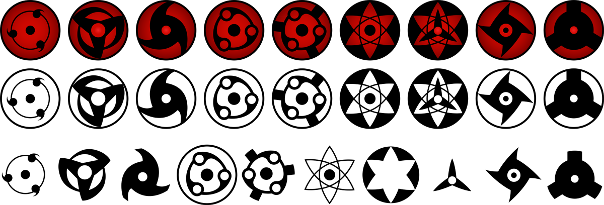 Sharingan Vector at Vectorified.com | Collection of Sharingan Vector