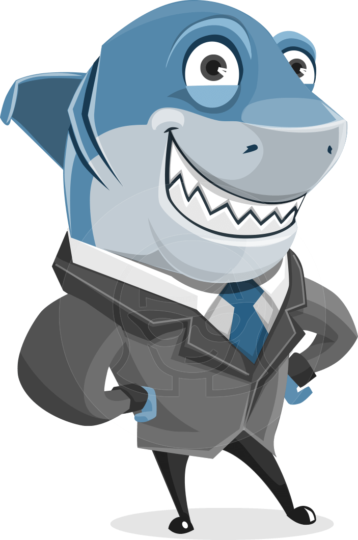 Shark Businessman Cartoon Vector Character Aka Sharky Razorsmile 703x1060 Shark Businessman Cartoon Vector Character Aka Sharky Razorsmile