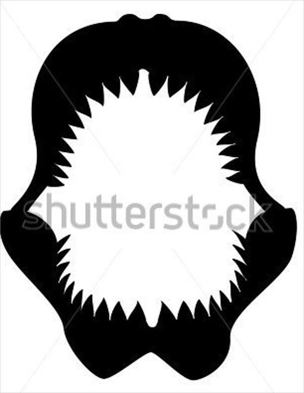 Download Shark Jaw Vector at Vectorified.com | Collection of Shark ...
