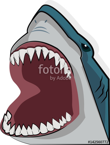 Shark Open Mouth Stock Image And Royalty Free Vector 379x500 Shark Open Mouth Stock Image And Royalty Free Vector