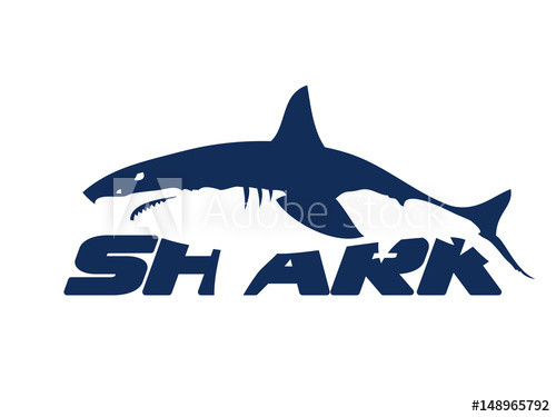 Great White Shark Logo Vector Illustration 500x375 Great White Shark Logo Vector Illustration