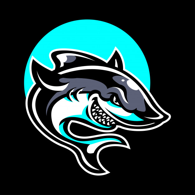 Shark Mascot Logo Vector Premium Download 626x626 Shark Mascot Logo Vector Premium Download