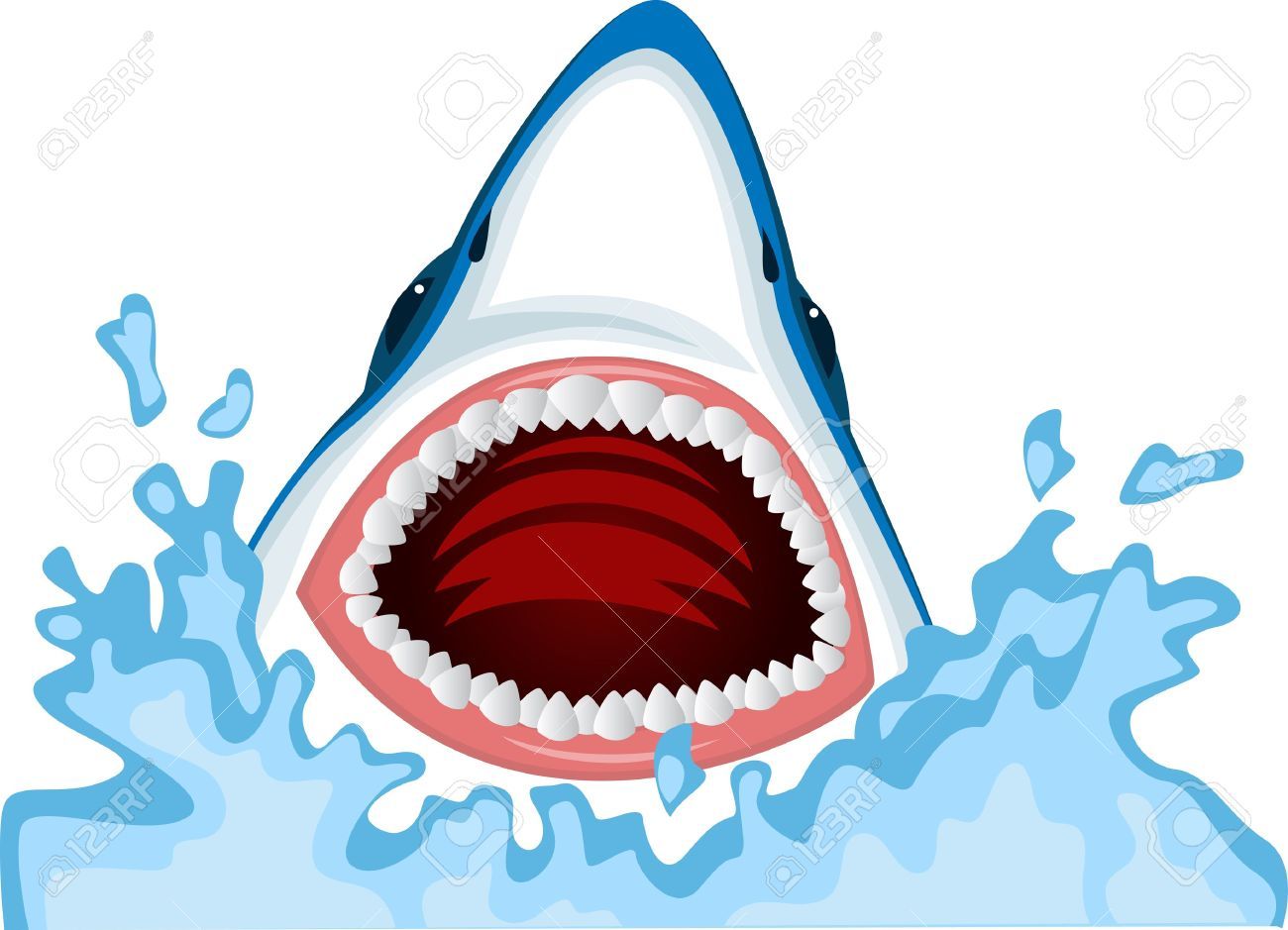1300x939 Shark Mouth Stock Vector Illustration And Royalty Free Shark Mouth