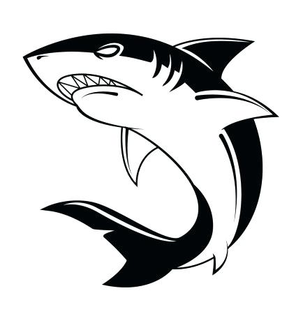 434x450 Vector Shark And Mascot