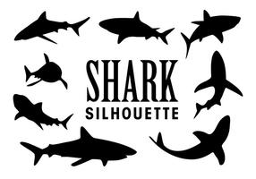 286x200 Shark Silhouette Free Vector Art