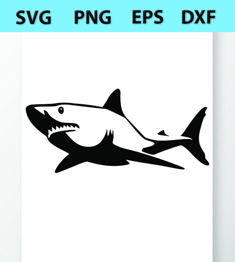 794x884 Shark For Cricut Great White Shark Vector Images Etsy