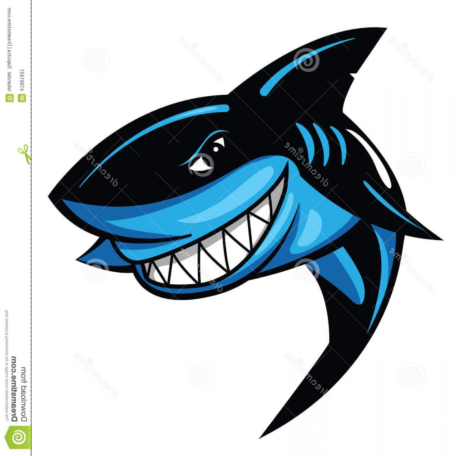 1587x1560 Stock Illustration Shark Vector Illustration Design Image