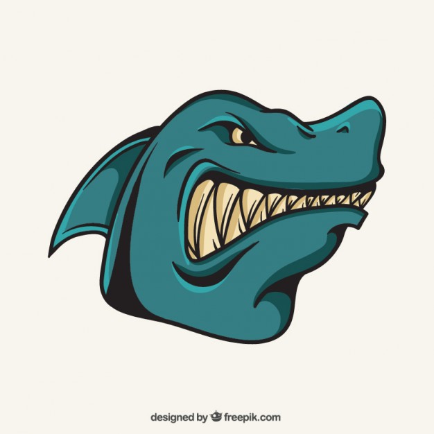 Shark Mascot Vector Free Download 626x626 Shark Mascot Vector Free Download