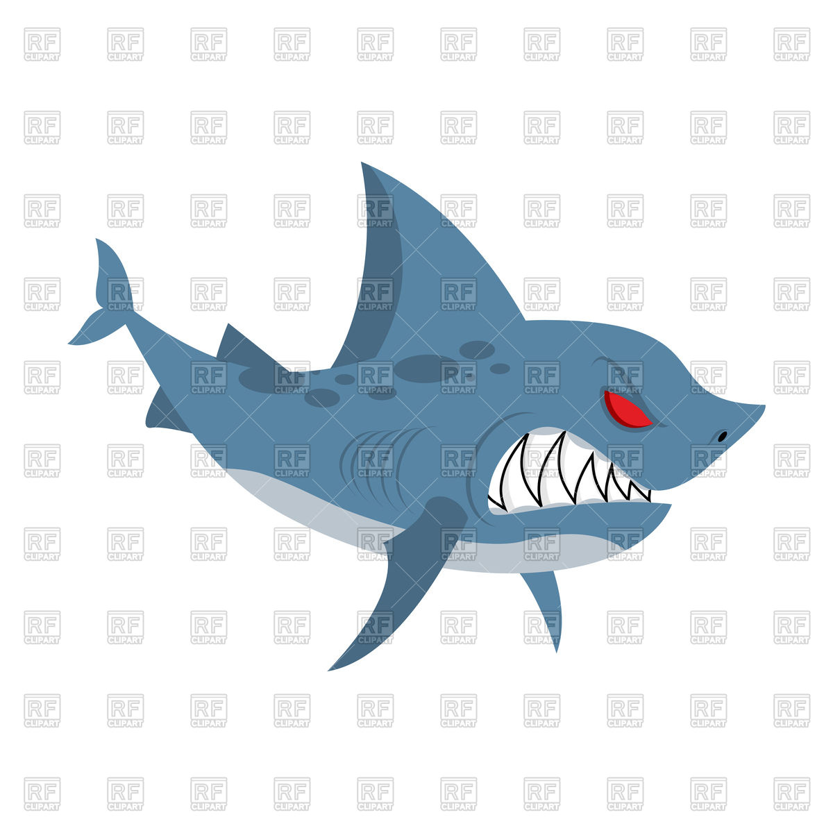 Angry Shark Vector Image Of Plants And Animals Maryvalery 1200x1200 Angry Shark Vector Image Of Plants And Animals Maryvalery
