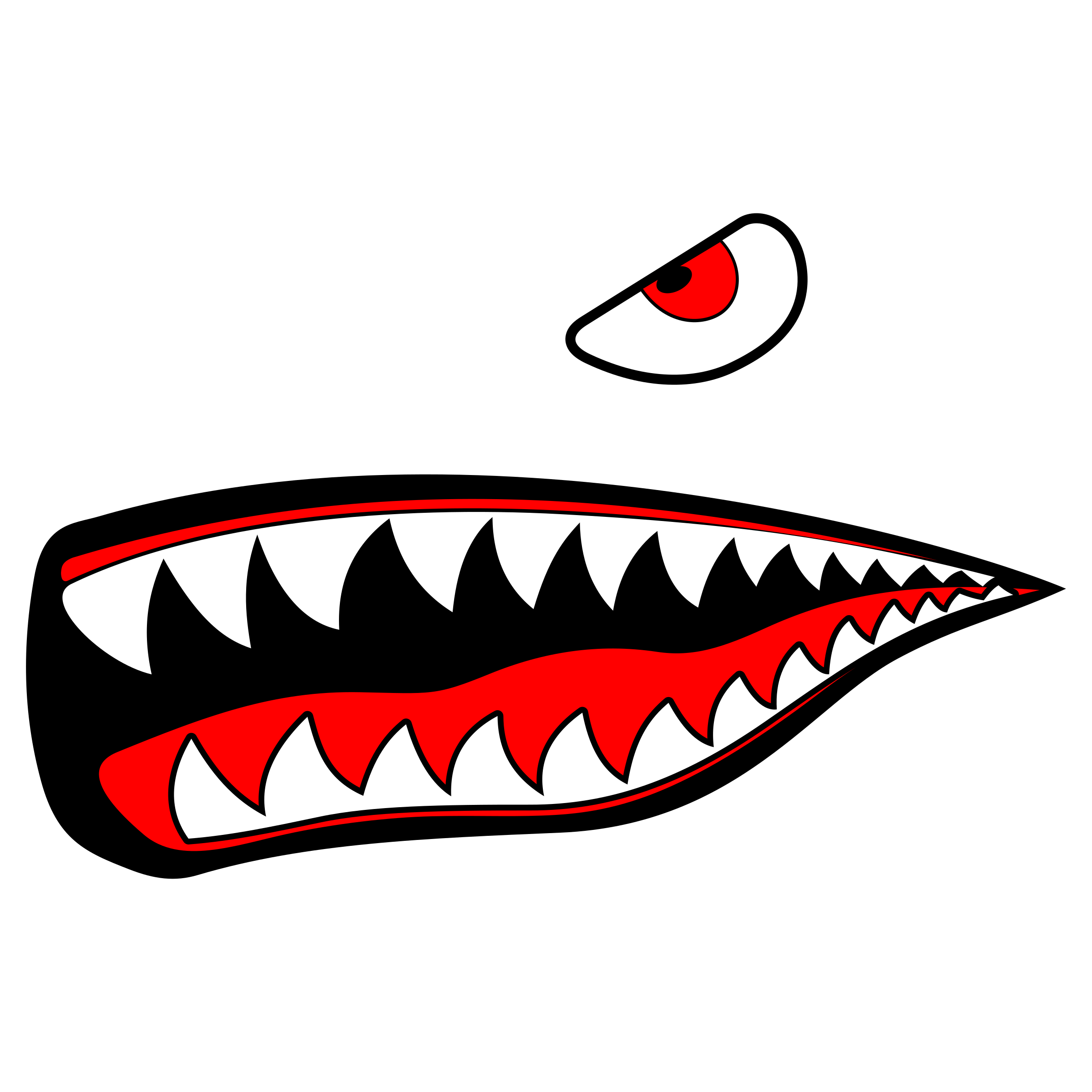 Shark Eye And Teeth Vector Clipart Image 2400x2400 Shark Eye And Teeth Vector Clipart Image