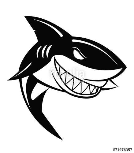 Shark Vector Illustration Stock Image And Royalty Free Vector 438x500 Shark Vector Illustration Stock Image And Royalty Free Vector