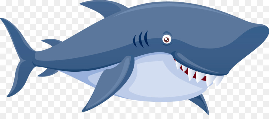 900x400 Clipart Of Shark Fish
