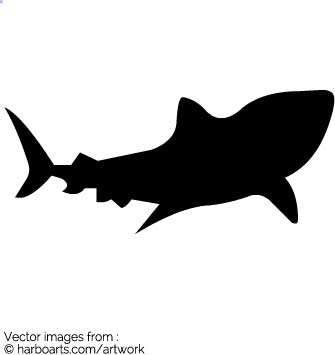 335x355 Download Silhouette Shark