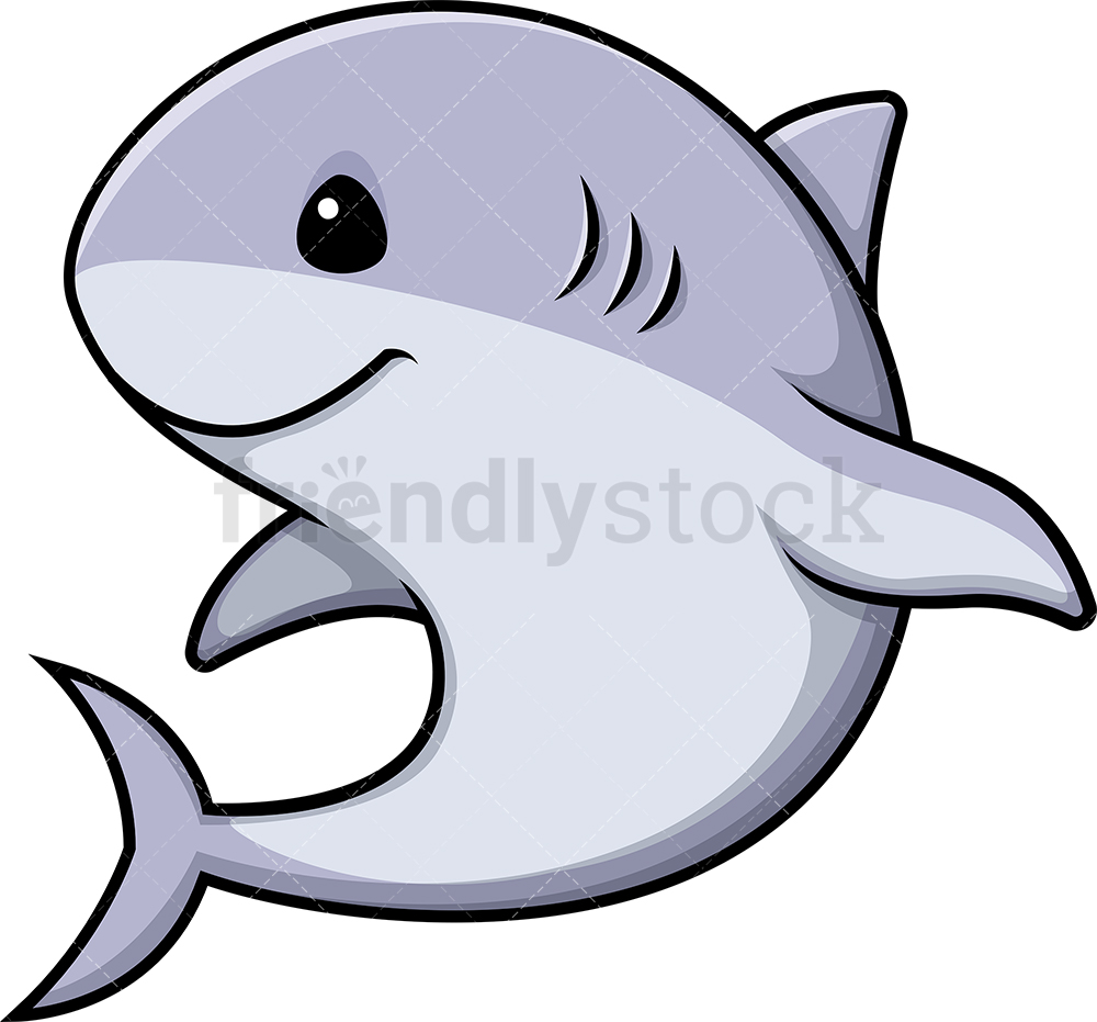 Kawaii Shark Clipart Cartoon Vector 1000x931 Kawaii Shark Clipart Cartoon Vector