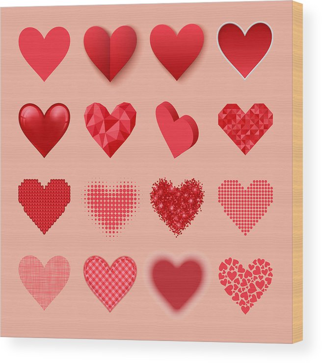 656x740 Red Heart Sharp Vector Pink Color Card Beautiful Celebrate Bright