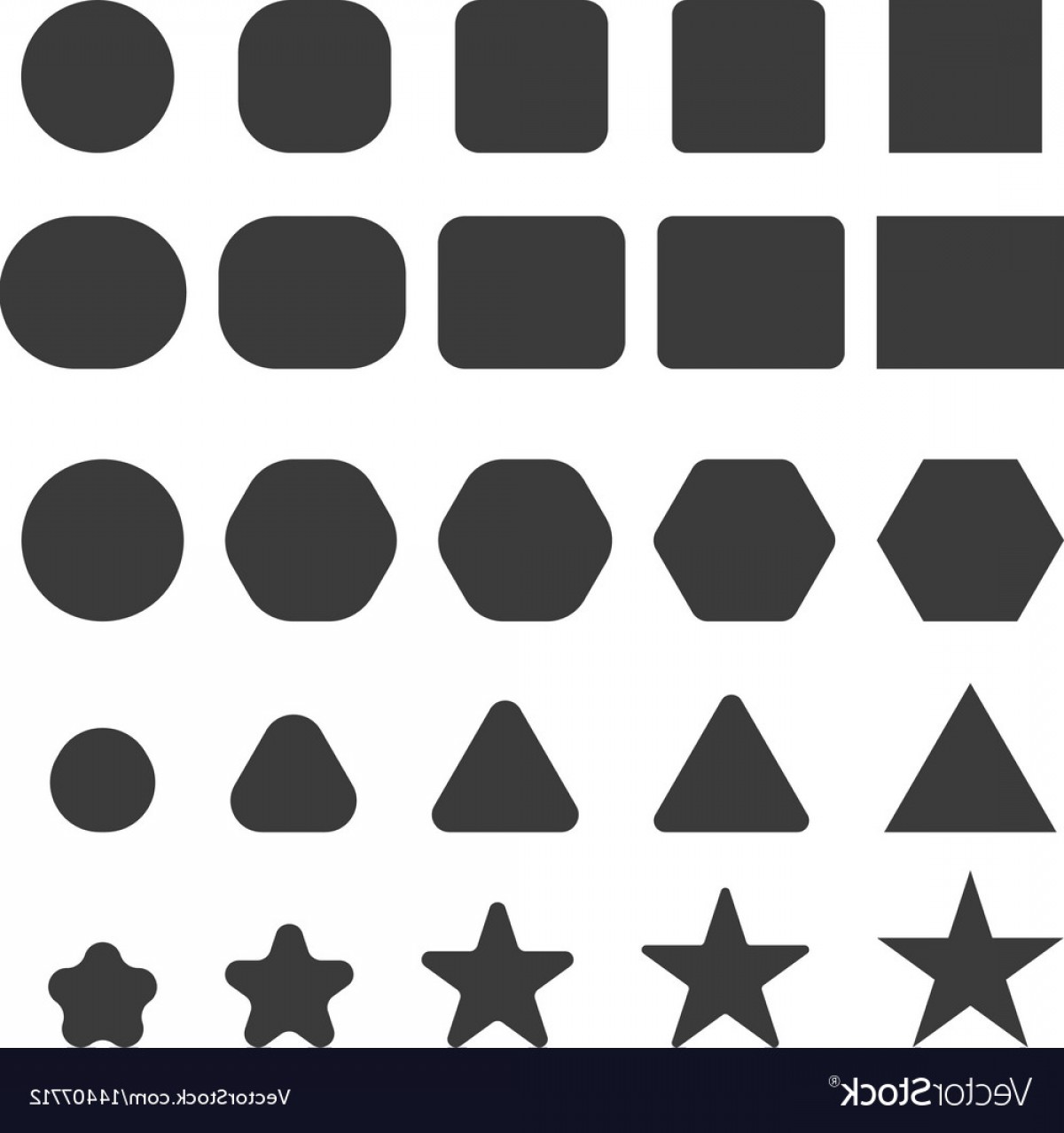 1200x1278 Simple Geometrical Shapes With Sharp And Round Vector Soidergi