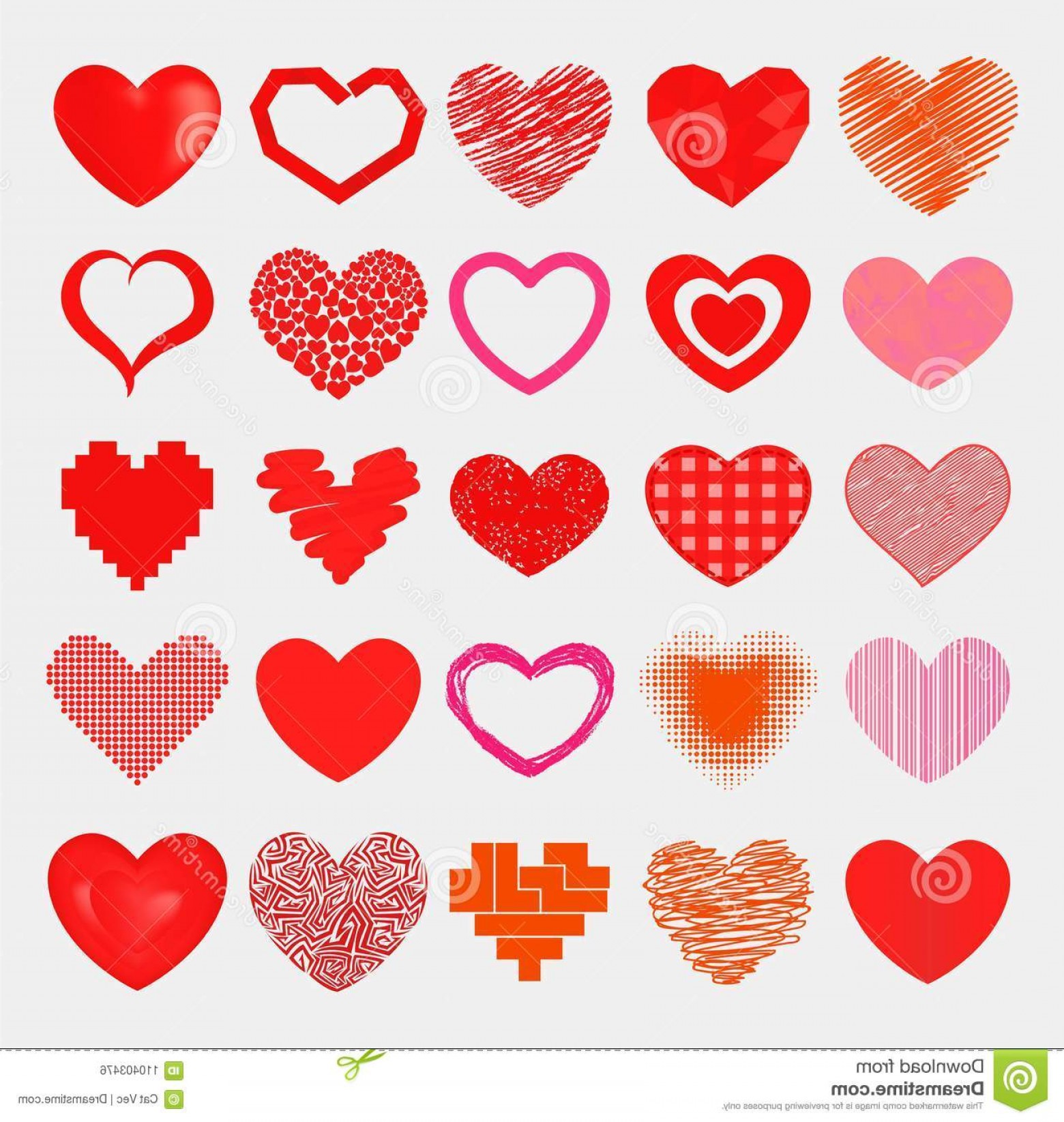 1560x1645 Simple Red Hearts Sharp Vector Icon Color Card Beautiful Celebrate