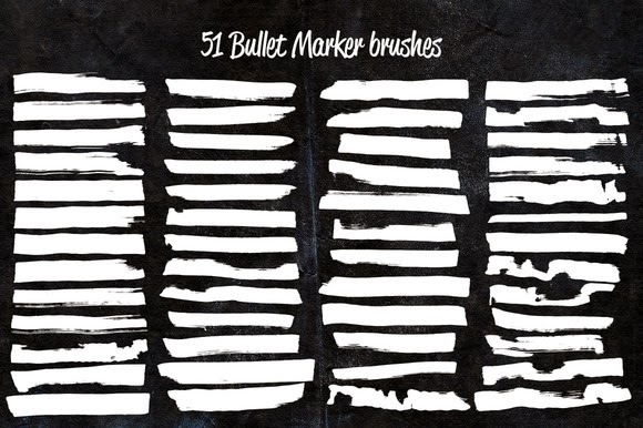 580x386 Sharpie Marker Vector Brushes Freebies