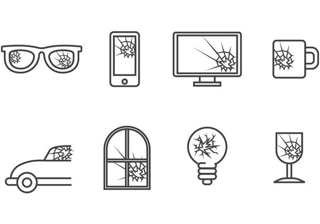 632x443 Shatter Icon Free Vector Download Cannypic