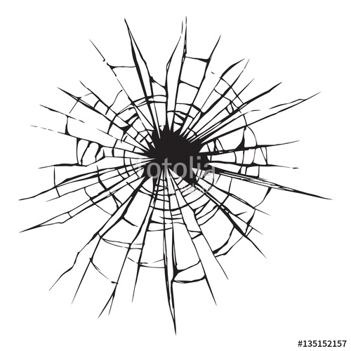 500x500 Broken Glass Vector Drawing Stock Image And Royalty Free Vector