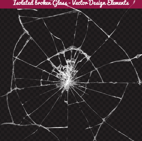 489x485 Isolated Broken Glass Vector Background Free Download