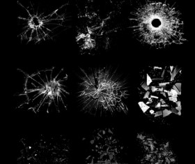 280x235 Shattered Glass Vector