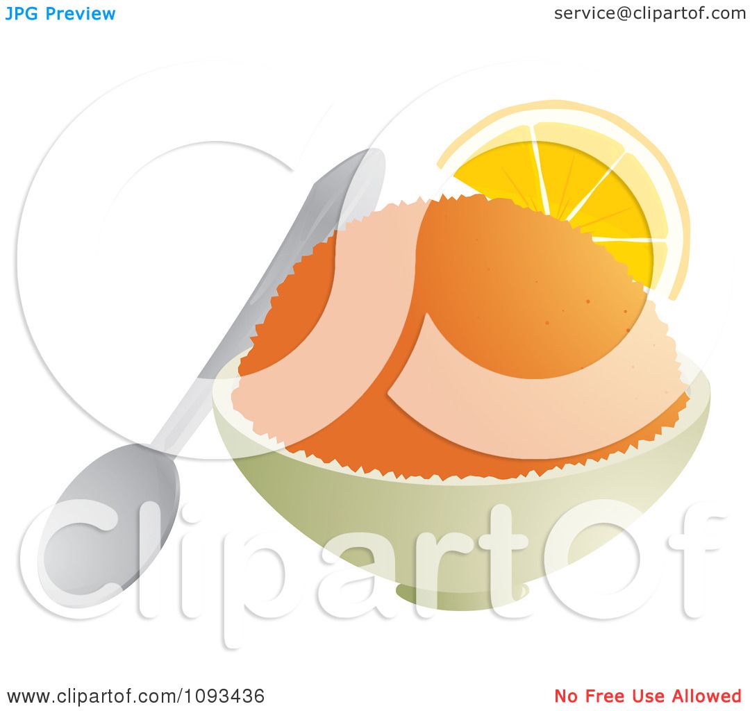 1080x1024 Clipart Bowl Of Orange Shaved Ice