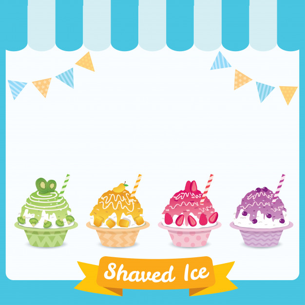 626x626 Shaved Ice Background Vector Premium Download
