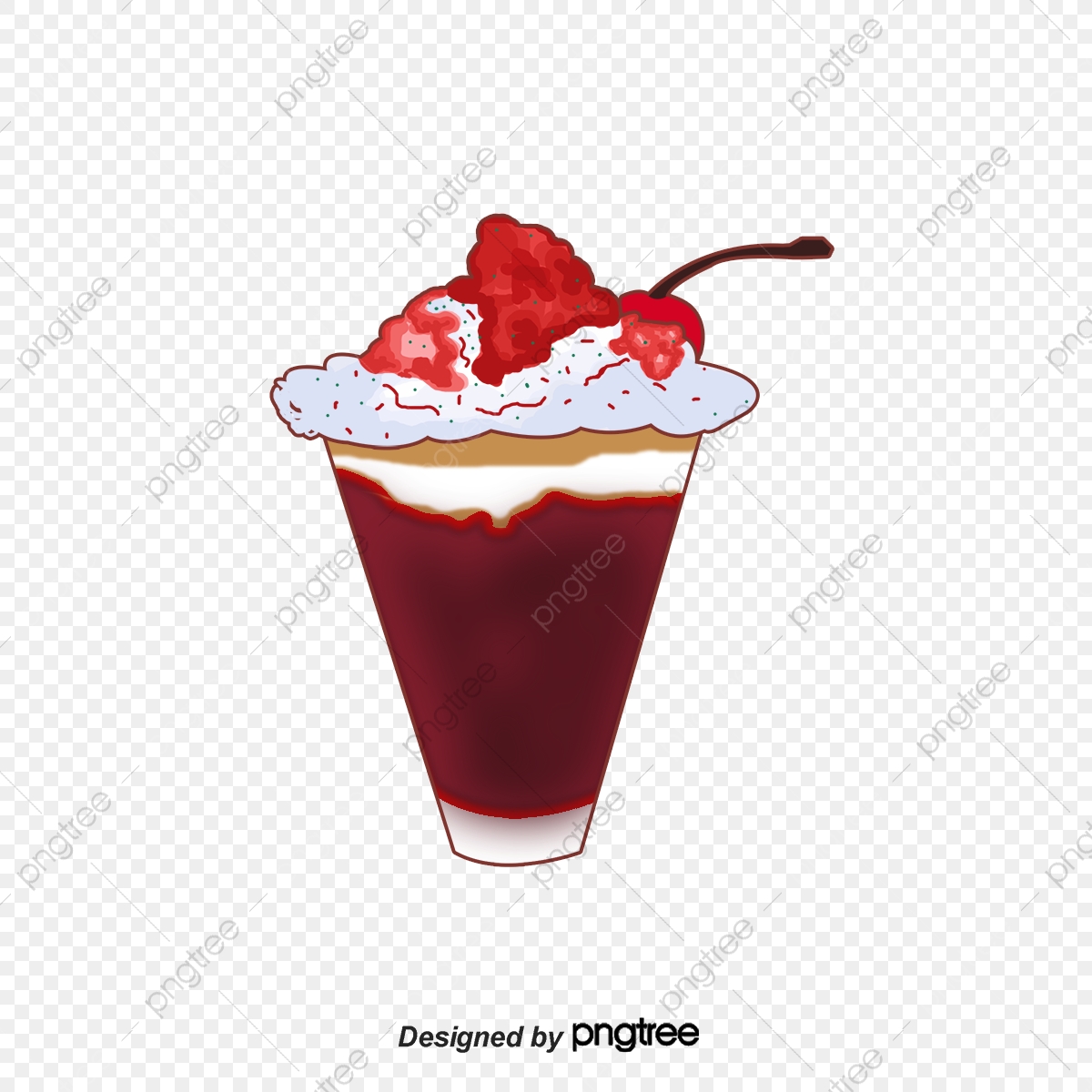 1200x1200 Vector Strawberry Shaved Ice, Shaved Ice, Strawberry Flavor