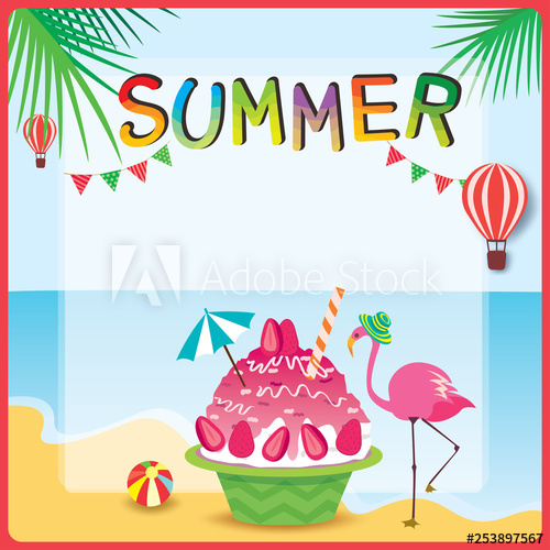 500x500 Summer Shaved Ice Strawberry