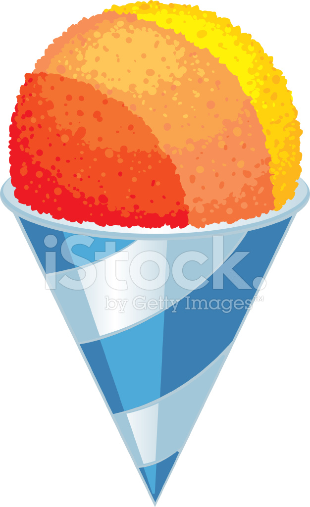 626x1024 Hawaiian Shaved Ice Stock Vector