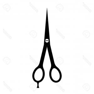 300x300 Photostock Vector Thin Barber Scissors Vector Icon Hoodamathrun