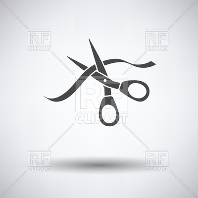400x400 Scissors And Ribbon