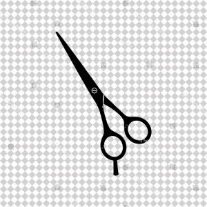 300x300 Barbers Shears Scissors Black Vector Icon Hoodamathrun
