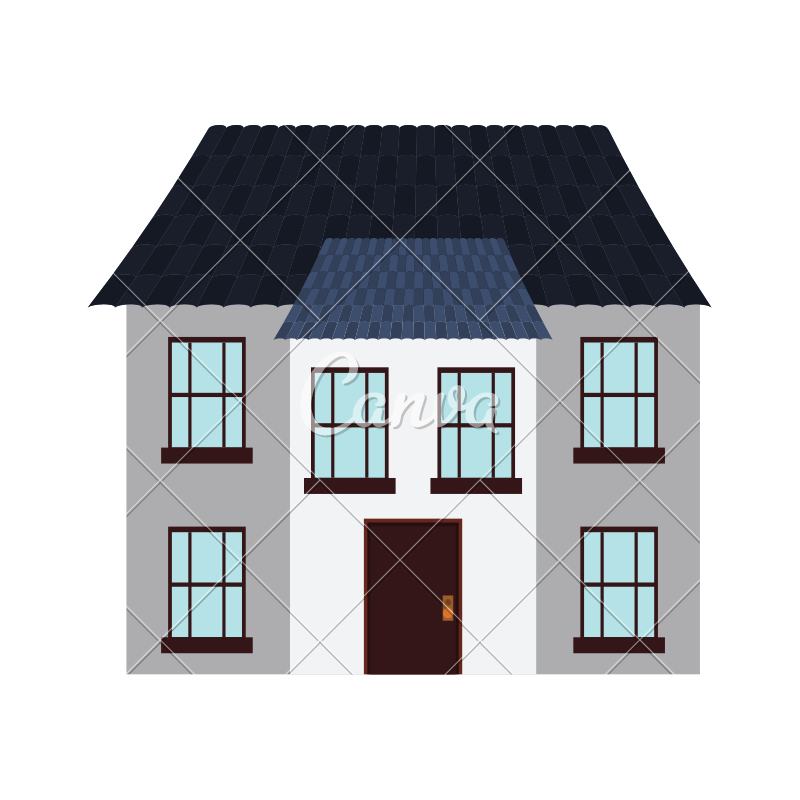 800x800 House Home Real Estate Building Icon Vector Graphic