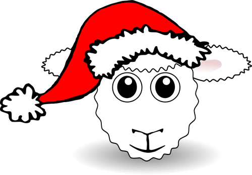 500x348 Funny Sheep Face Vector