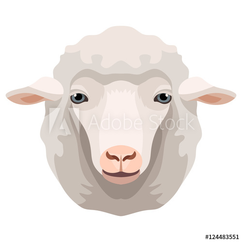 Sheep Face Vector At Vectorified.com 