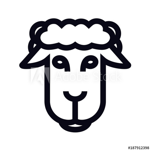 500x500 Sheep Face Icon