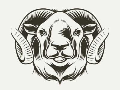 Sheep Logo Vector