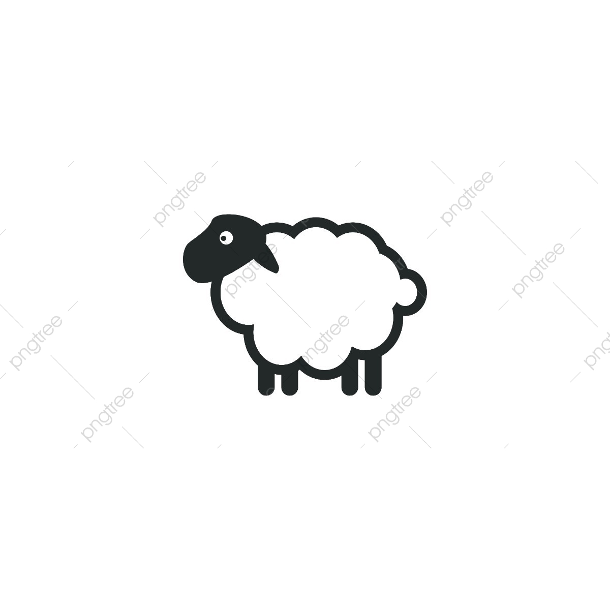 1200x1200 Sheep Logo Template, Sheep, Icon, Symbol Png And Vector