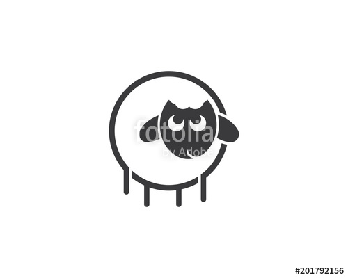 500x400 Sheep Logo Vector Stock Image And Royalty Free Vector